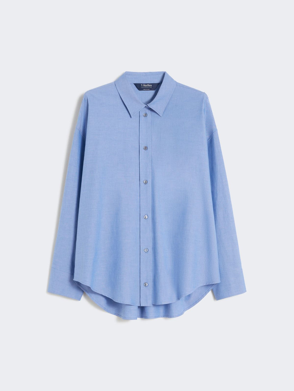 Cotton Oxford shirt - Light blue