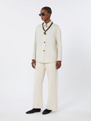 Straight cotton shirt - Ecru