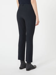 Stretch cotton-blend trousers - Midnightblue