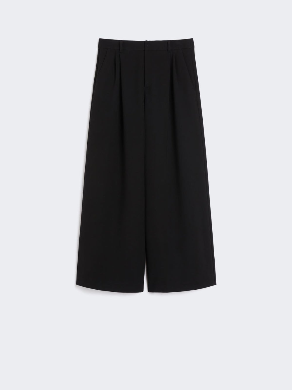 Cady wide-leg trousers - Black