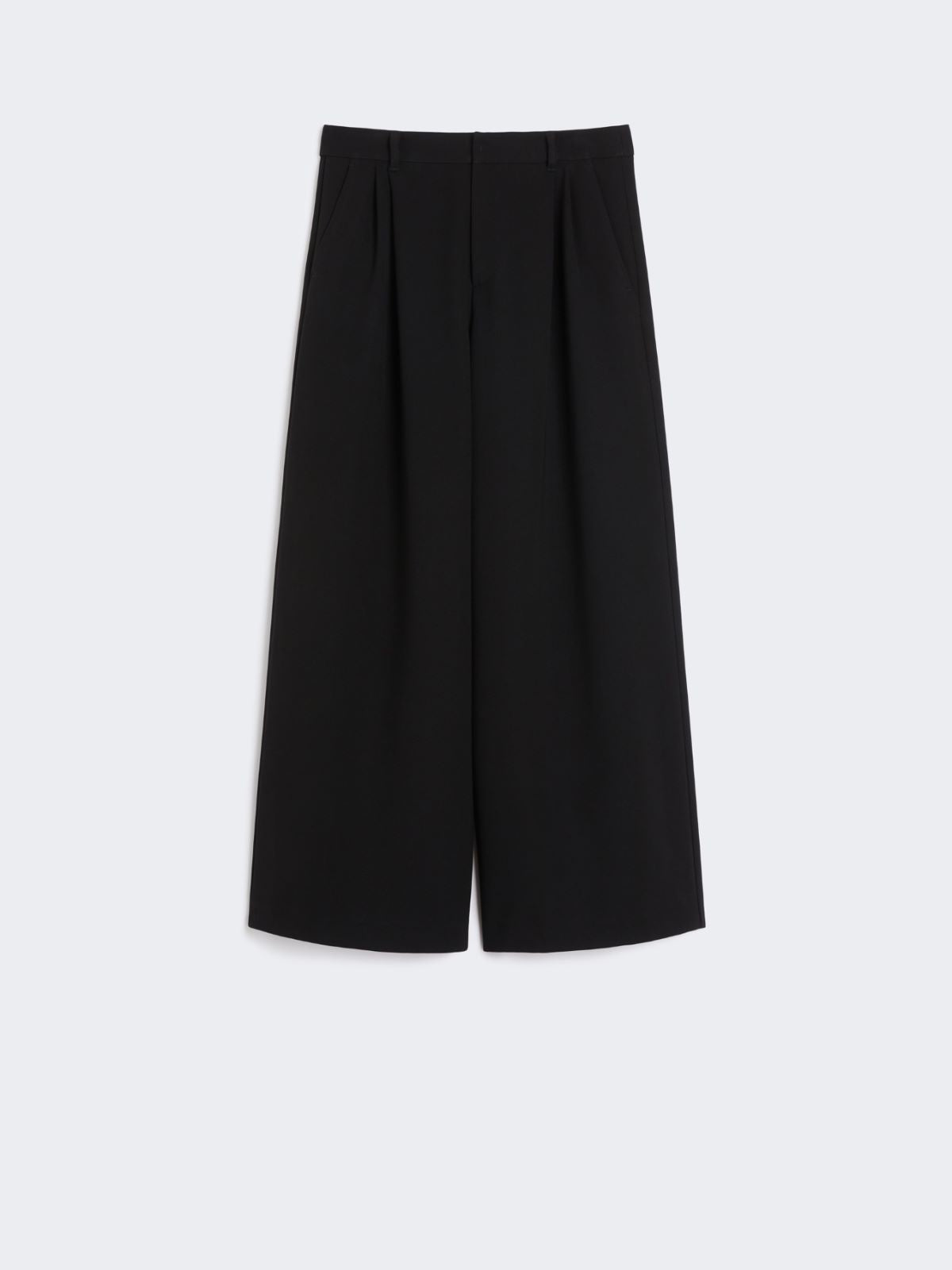 Cady wide-leg trousers - Black