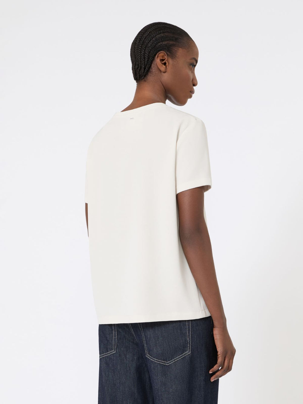 Satin T-shirt - Natural