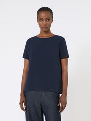 Satin T-shirt - Midnightblue