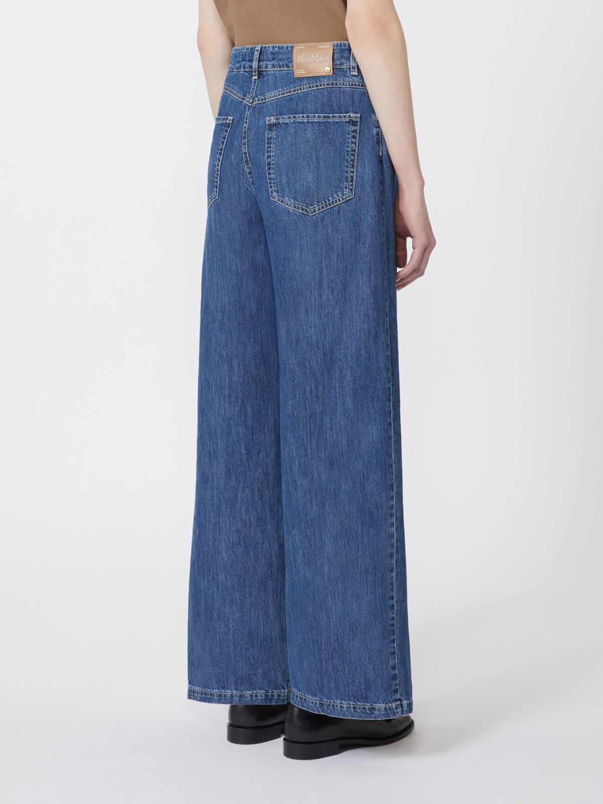Wide-leg denim jeans - Midnightblue