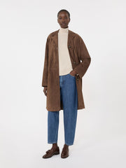 Cotton denim candle-leg jeans - Midnightblue