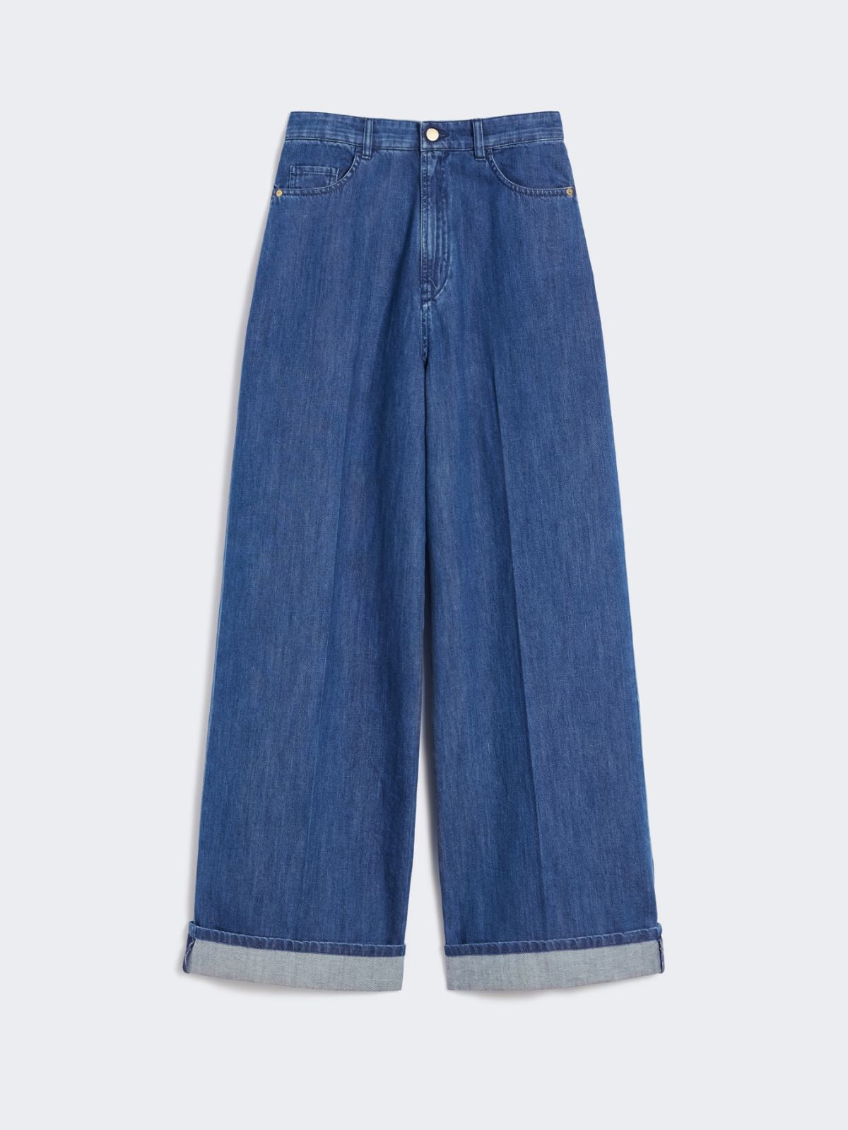 Washed denim jeans - Ultramarine