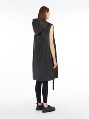 Water-repellent canvas gilet - Black