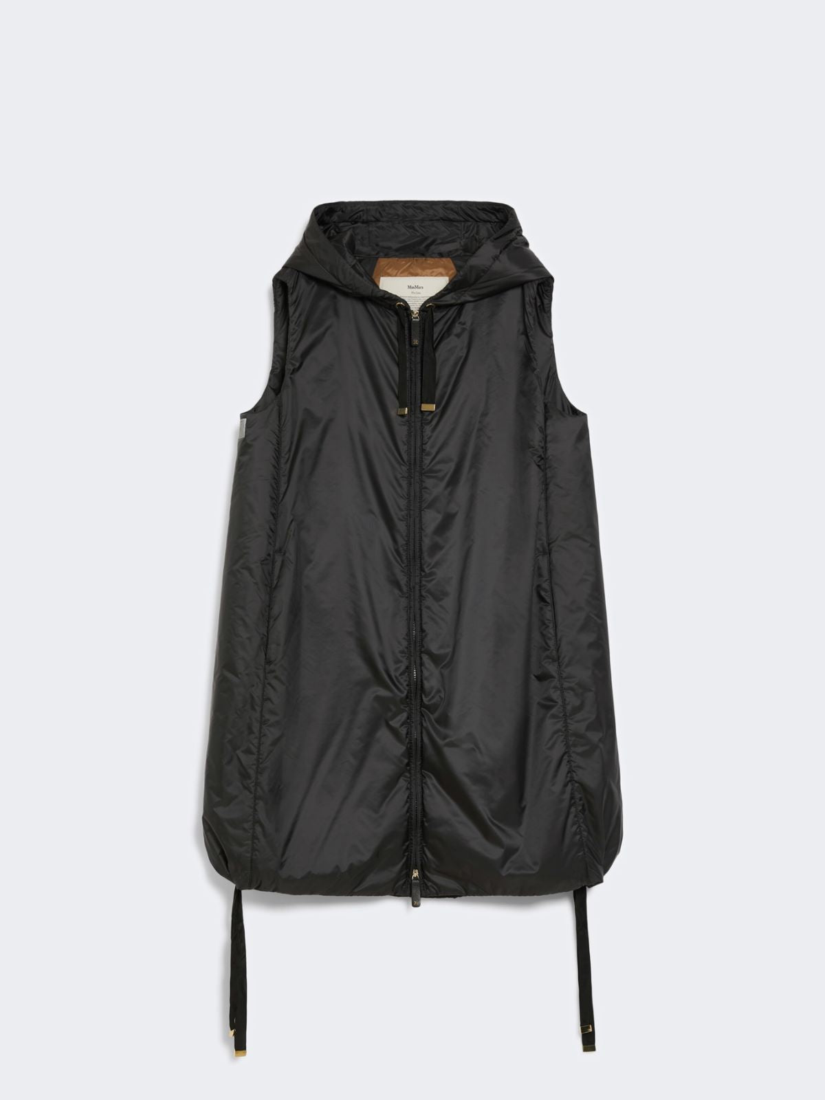 Water-repellent canvas gilet - Black