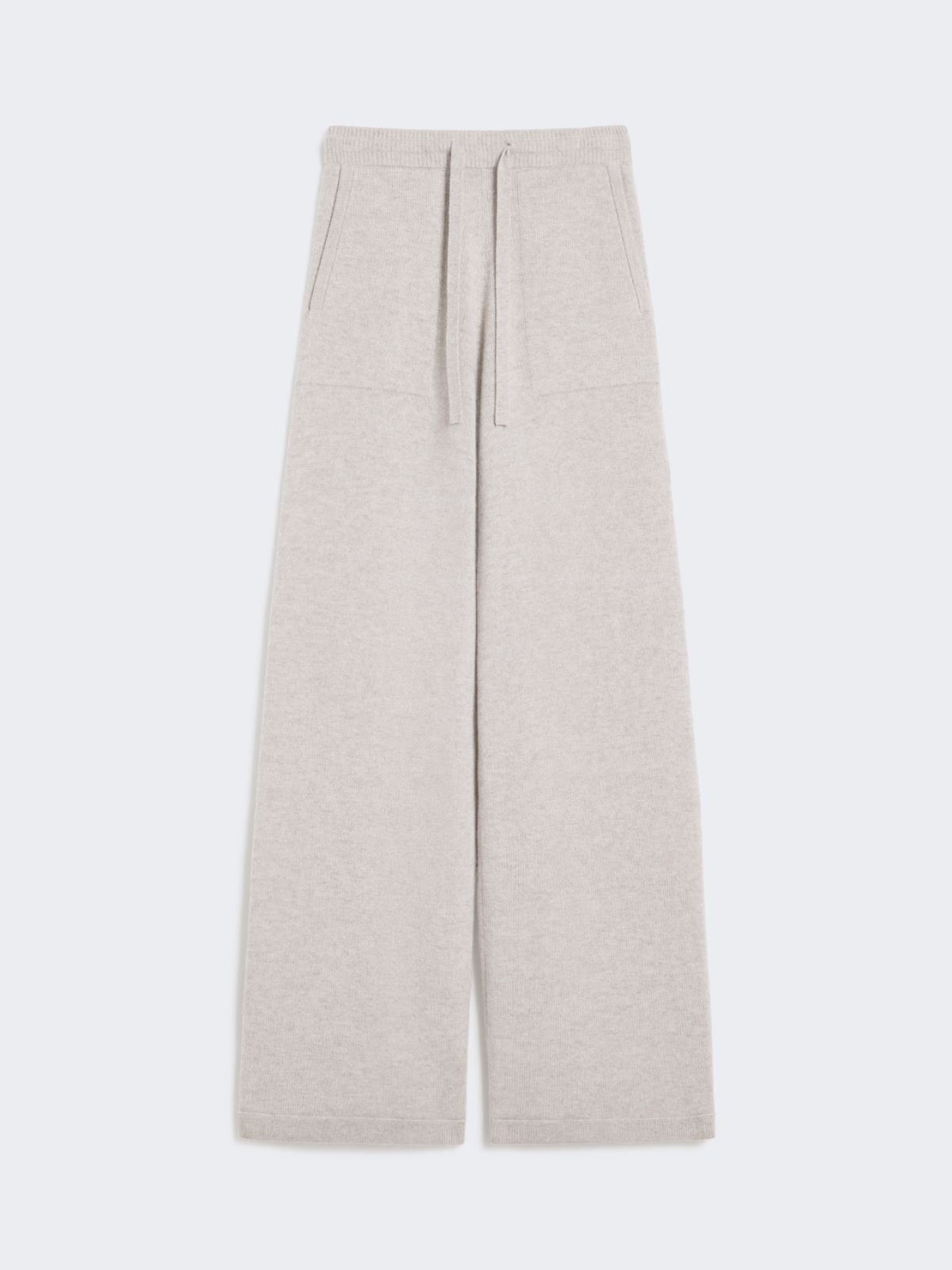 Wool and cashmere trousers - Beige