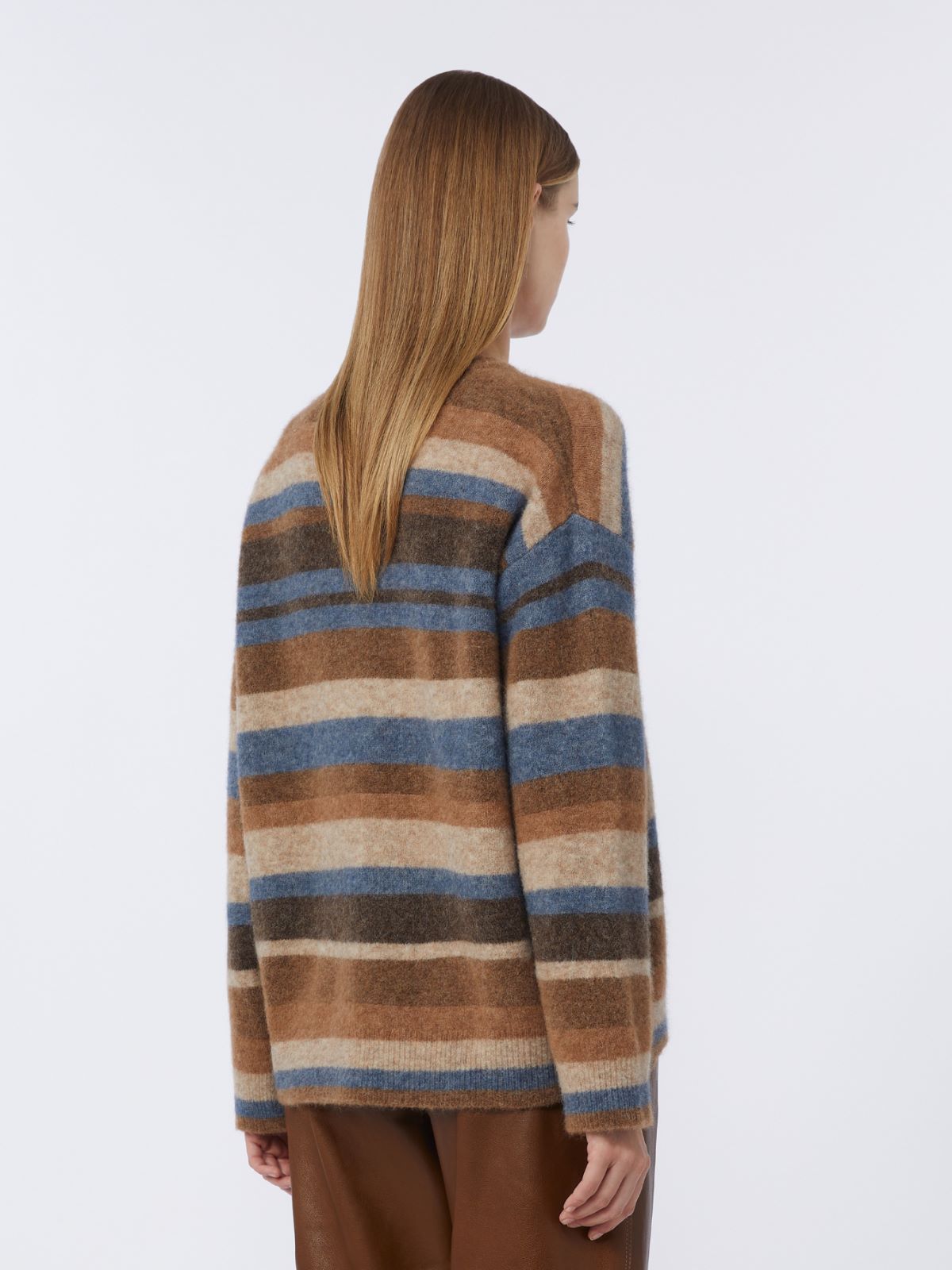 Alpaca and wool sweater - Beige