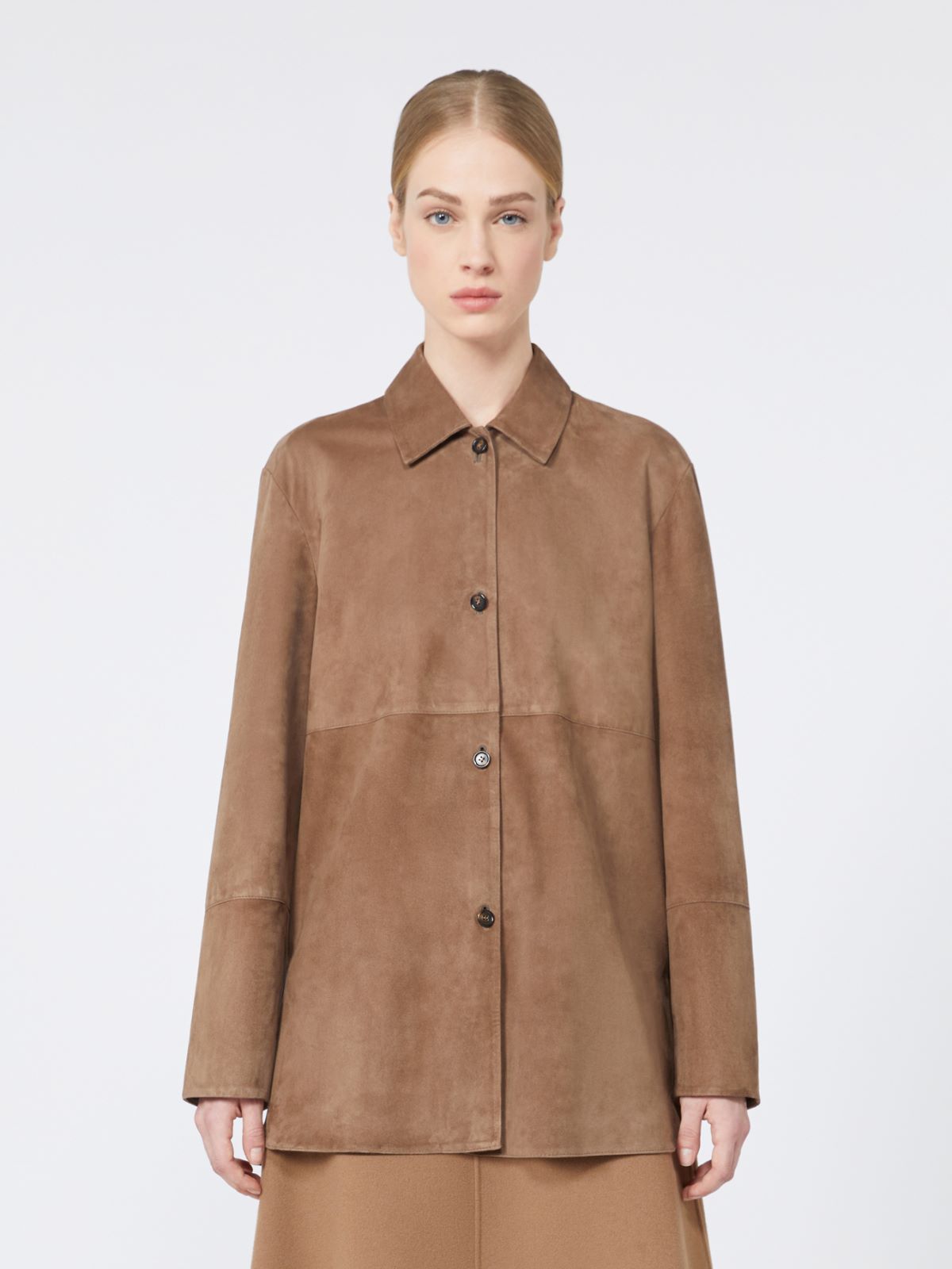 Suede jacket - Brown