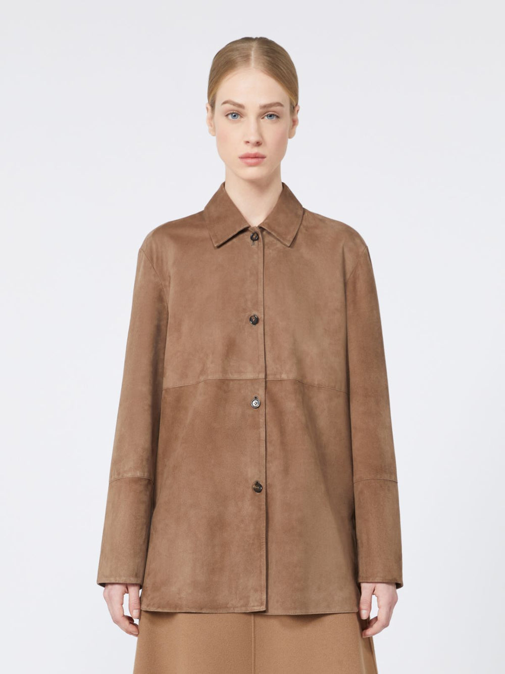 Suede jacket - Brown