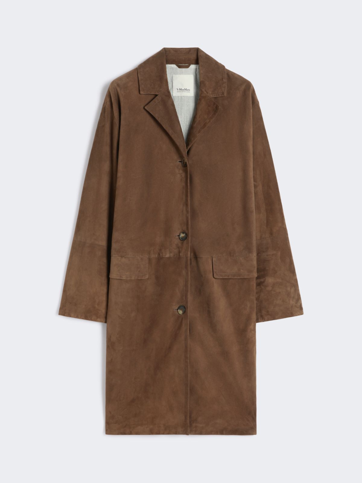 Suede overcoat - Brown