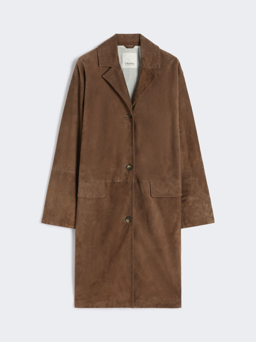 Suede overcoat - Brown