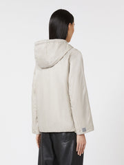 Cameluxe padded jacket with hood - Beige