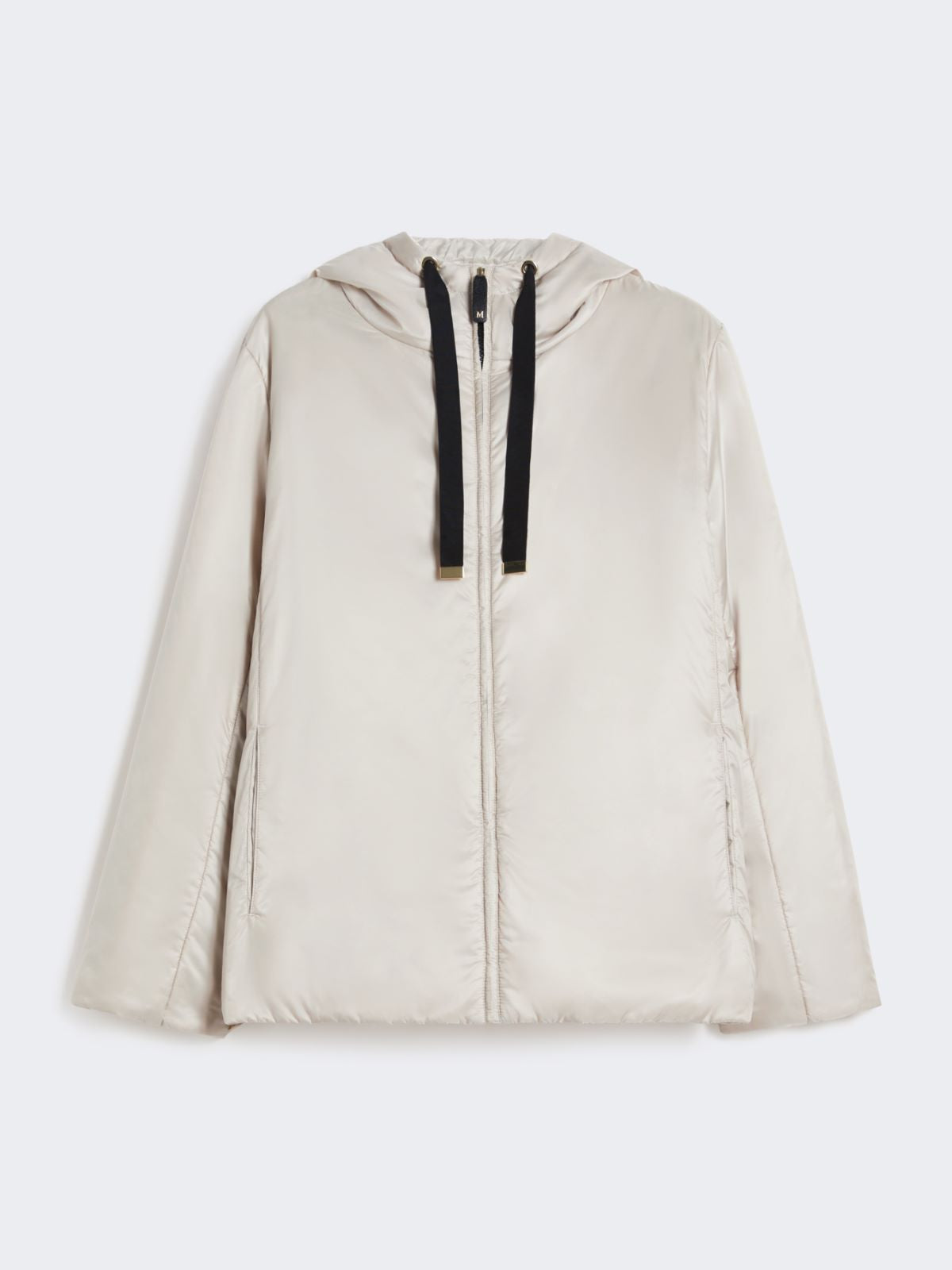 Cameluxe padded jacket with hood - Beige