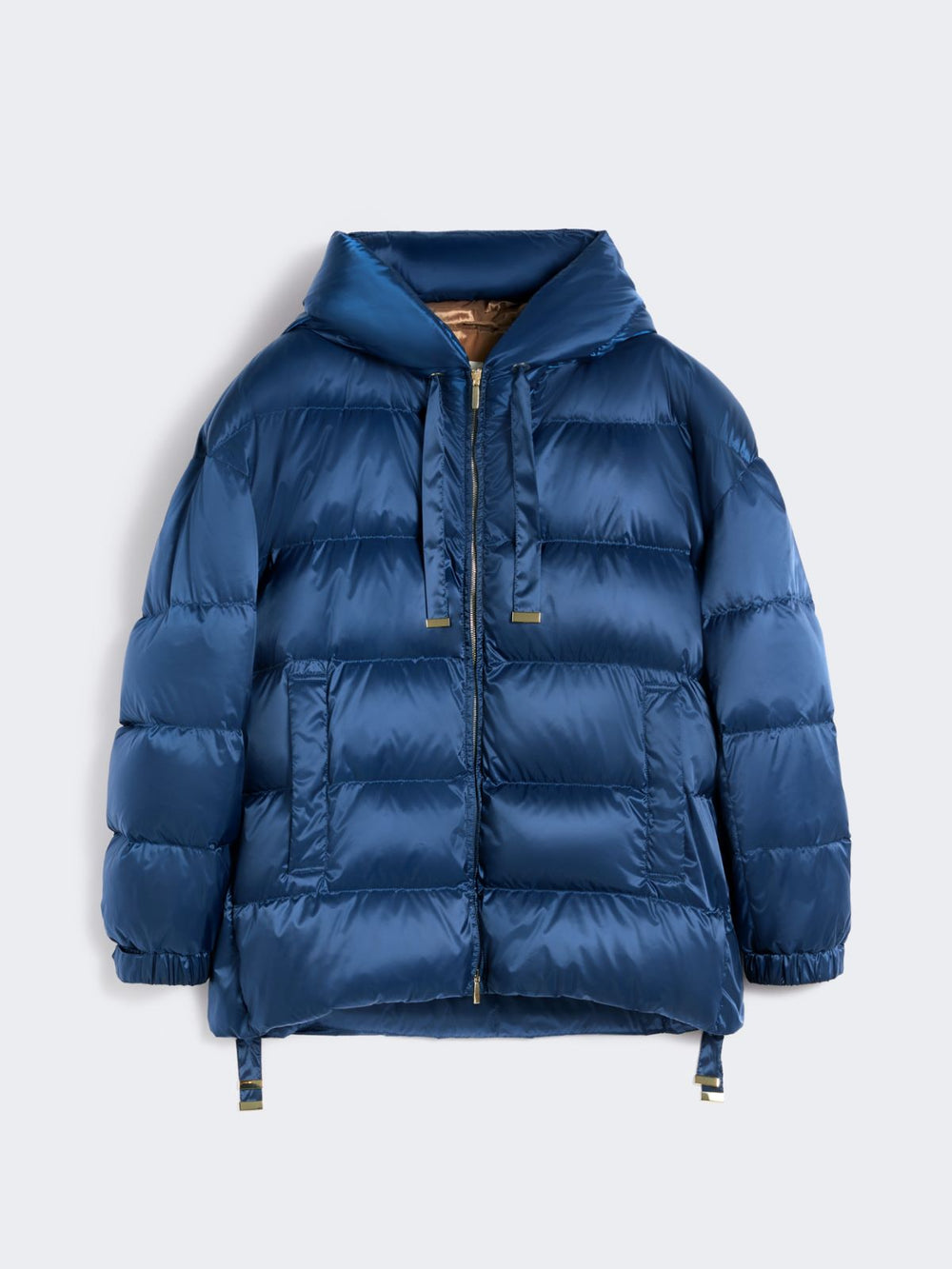 Down jacket in water-repellent taffeta - Navy