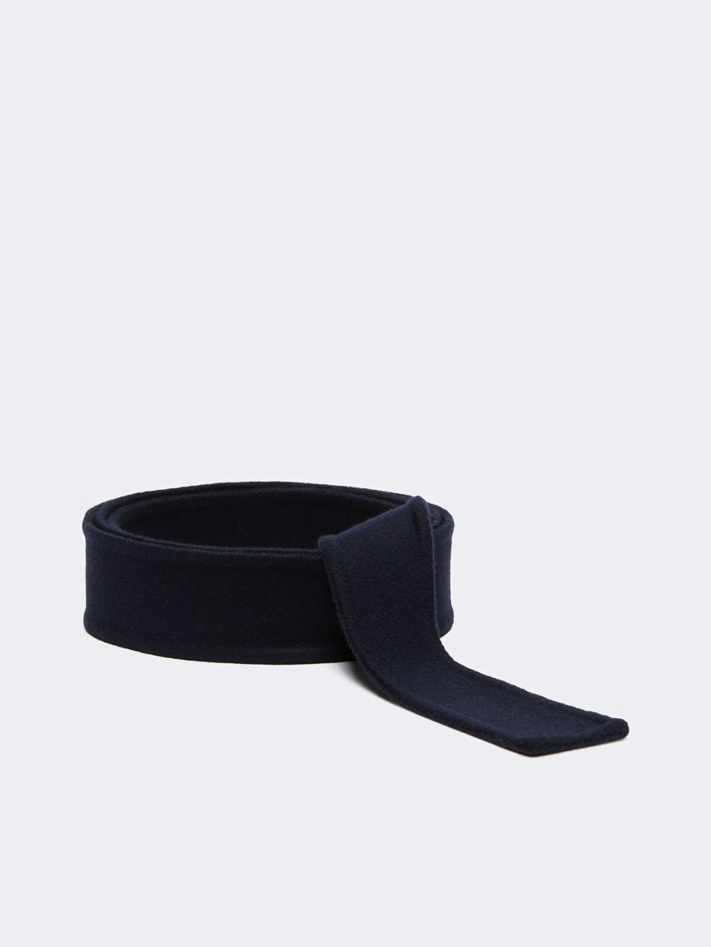 Belt in pure wool fabric - Midnightblue