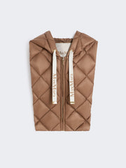 Water-repellent nylon fabric front insert - Brown