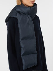 Scarf in water-repellent technical fabric - Midnightblue