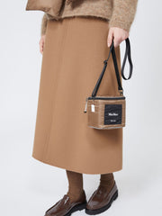 Scarf in water-repellent technical fabric - Brown