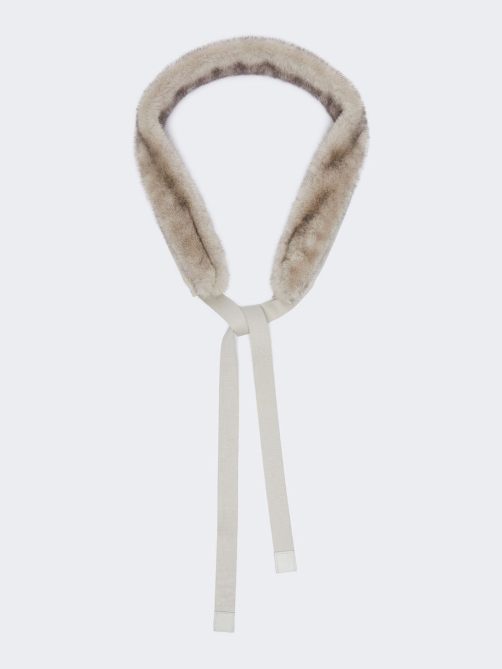 Soft fabric hood trim - Pearl grey