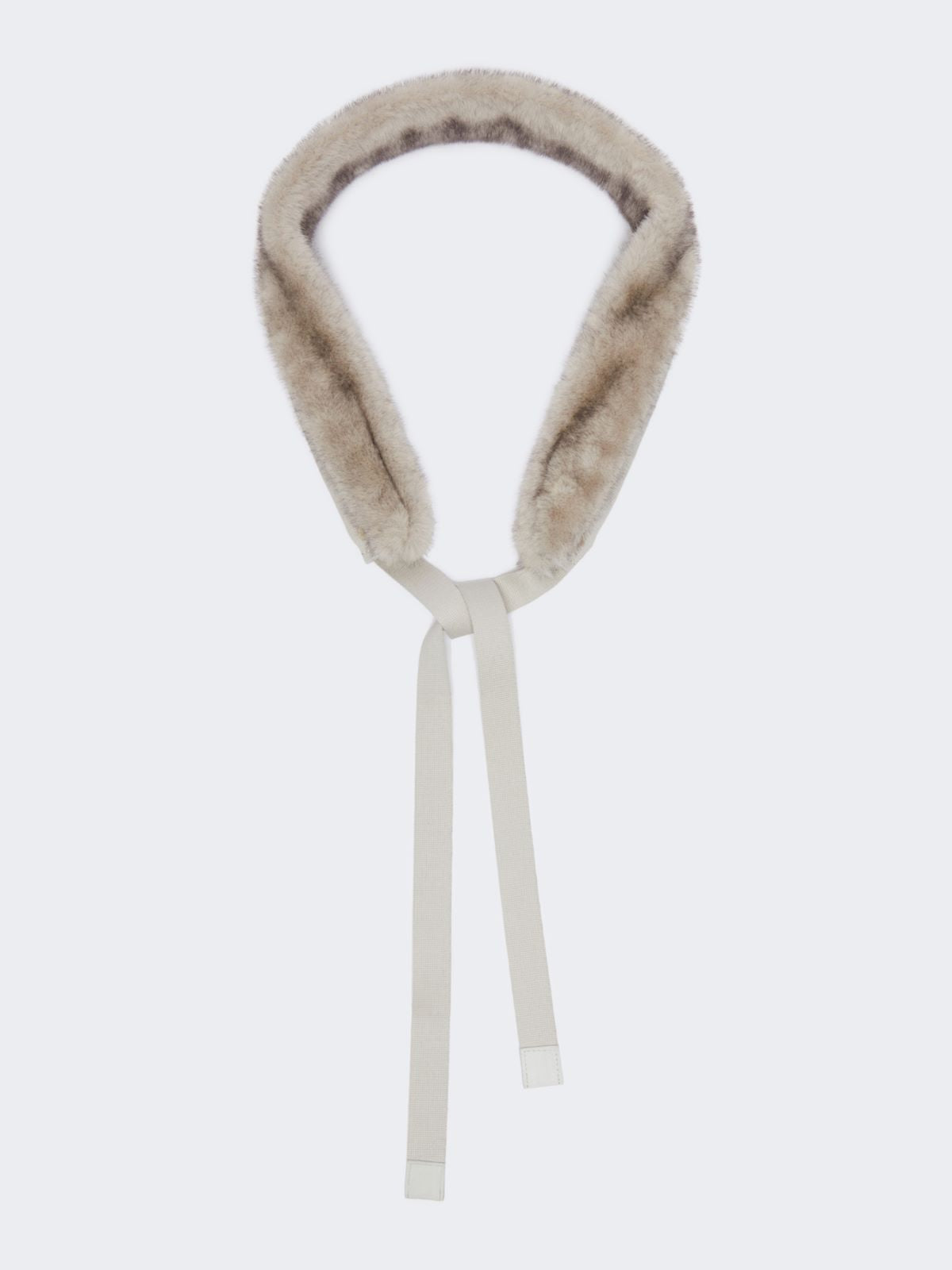 Soft fabric hood trim - Pearl grey