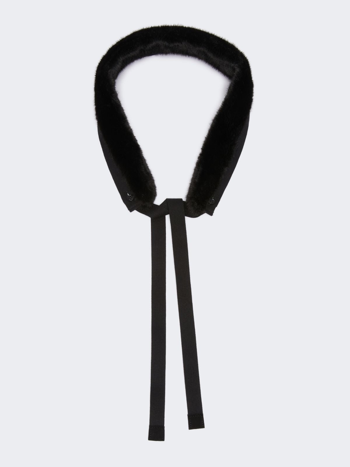 Soft fabric hood trim - Black