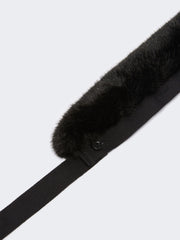 Soft fabric hood trim - Black