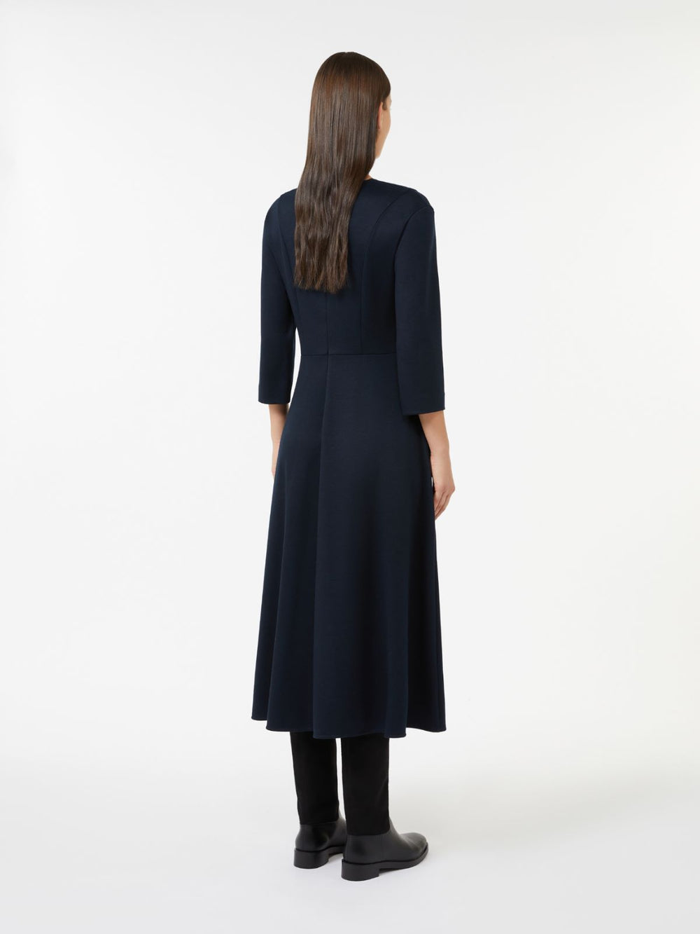 Piqué jersey dress - Ultramarine