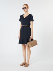 Jersey mini dress - Navy