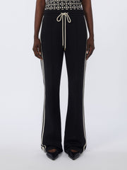 Cotton jersey trousers - Black