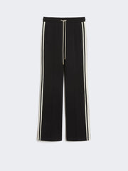 Cotton jersey trousers - Black