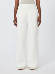 Jersey trousers - White