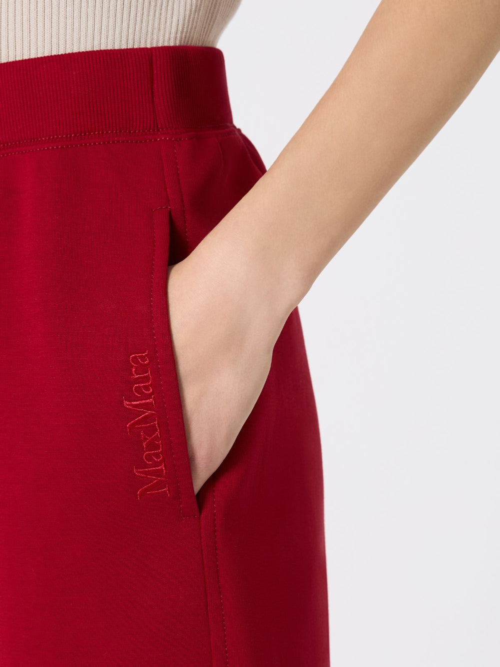 Jersey joggers - Red