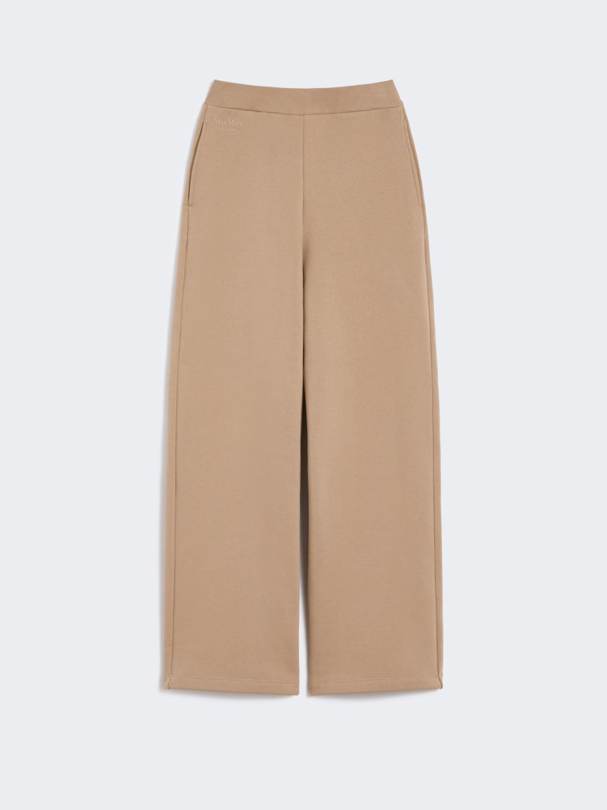Cotton jersey trousers - Biscuit
