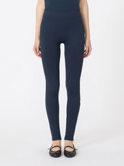 Stretch technical fabric leggings - Midnightblue