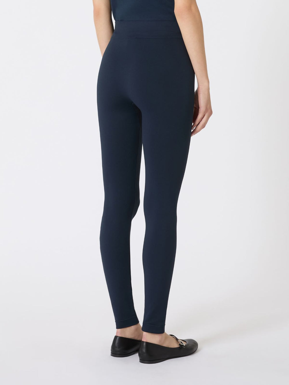 Stretch technical fabric leggings - Midnightblue